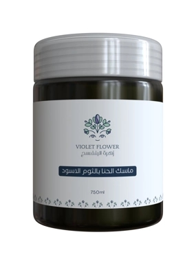 Henna mask with black garlic