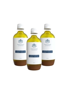 Herbal hair oil 3 bottles