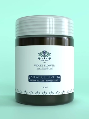 Henna Mask with date kernel
