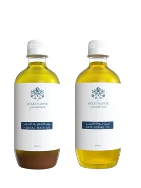 Date seed oil with herbal hair oil