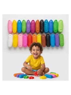 Kids Colorful Modeling Clay Set – Multi-Color Clay with Tools
