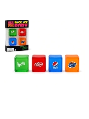 Soft Drink Squishy Cubes – 4 Pieces