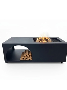 Rectangular Movable Fire Pit 60*120Cm