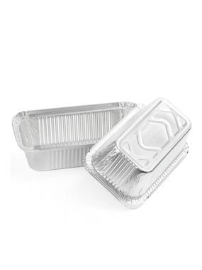 Ritco Small Rectangular Aluminum Foil Case, Size 1, Pack of 9