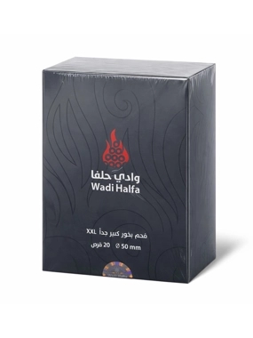 Wadi Halfa Incense Charcoal - XXL Large Discs (50mm) - 20 Tablets
