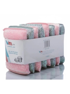 Whitey Loofah Set of 8 Colorful Pieces