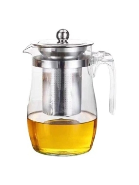 Glass jug with strainer, 1000ml