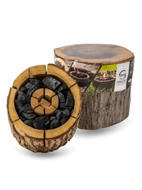 Eco Grill Disposable Wood Charcoal Grill.