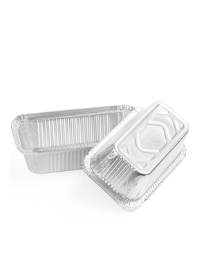 -Ritco small rectangular aluminum foil dish, size 2, 9 pieces