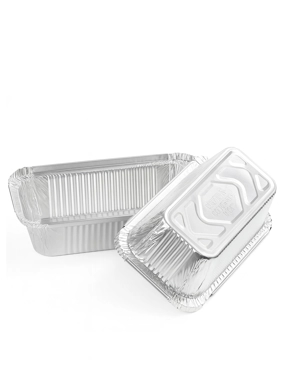 Ritco Rectangular Aluminum Foil Large Plate, Size:4 Number 4