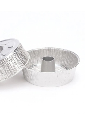 Aluminum Cake Pan – 3 Pieces, 19×7 cm