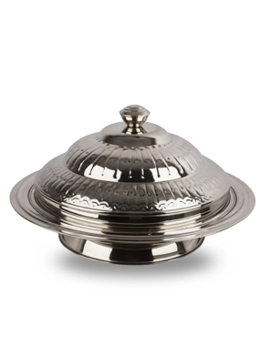 Round Stainless Steel Serving Tray 60cm