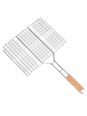 Grilling Basket with Wooden Handle