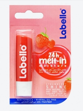 Labello Glitter Strawberry 5.5g New