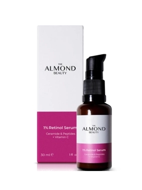 Almond Beauty Retinol Repair & Nourish Serum with 1% Retinol, Vitamin C & Ceramide 30ml