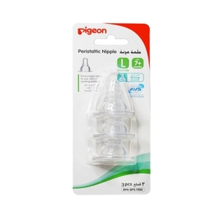 Pigeon Silicone Nipple (L) 3pc