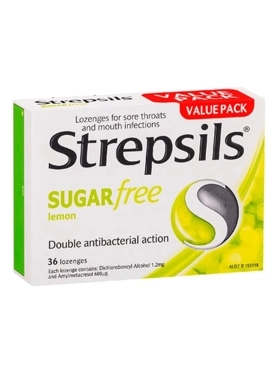 Strepsils Loz. SF Lemon 36 Tab