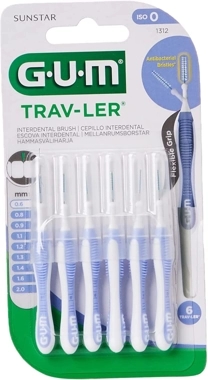 Gum Travler 06 Mm 6 Brushes 6