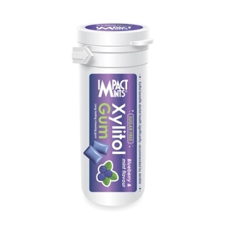 Impact Xylitol Gum Blueberry Sf 30 G