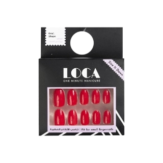 Loca Nails Oval Mini# 4 Red