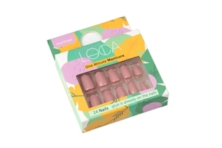 Loca Nails Oval Shape 14 Pink Nude