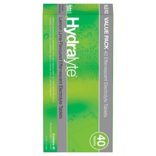 HYDRALYTE (VP) EFF LEMON LIME 40T