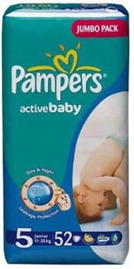 Pampers 11-25 Junior3X52 No 5 (Discount Offer 30%)