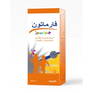 Pharmaton Junior With Iron 300 Ml Orange