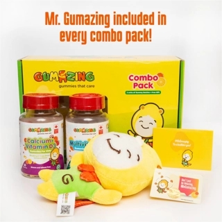 Gumazing 2 Combo Calcium-D3 + Multivit