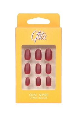 Glitz Nails Oval - 5 Tango Red
