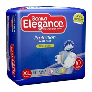 Elegance Diapers XLarge 10 Pcs (Discount Offer 17%)