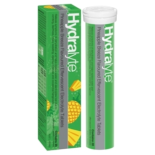 Hydralyte Eff Pineapple Brez 20'S Tab