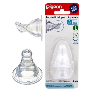 Pigeon Silicone Nipple (L)2pcs