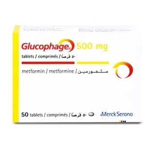 Glucophage 500mg 50 Tab