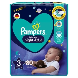 Pampers Night S3 2x80 MP