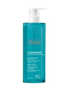 AVENE Cleansing Gel For Oily, Blemish-Prone Skin - 400 ml