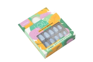Loca Nails Oval Shape 12 White Matte