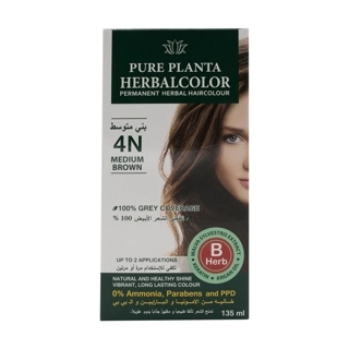 Herbal Hair Color 4N Medium Brown 135ml