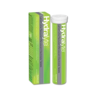 HYDRALYTE EFFERVESCENT LEMON LIME 20S