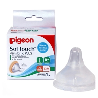 Pigeon Silicon Nipple (L) 1pc