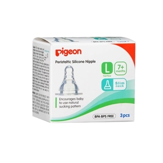 Pigeon Silicone Nipple (L) 3pc
