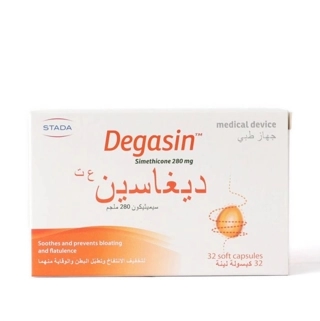 DEGASIN SIMETHICONE 280MG 32 CAPS