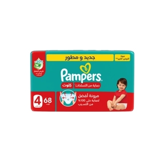 Pampers No-4 Large Pants Mega Pack 2x68