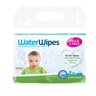 Water Wipes Original Baby 4X60 Wipes