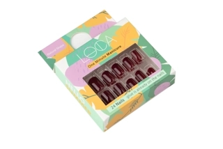 Loca Nails Natural Shape 11 Deep Red