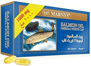 Marnys Salmon Oil 1000mg 60 Cap (Discount Offer 50%)