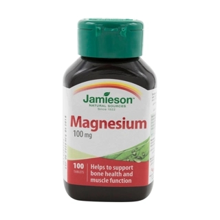 Jamieson Magnesium 100mg 100 Tab