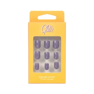 Glitz Nails Square - 17 Gray