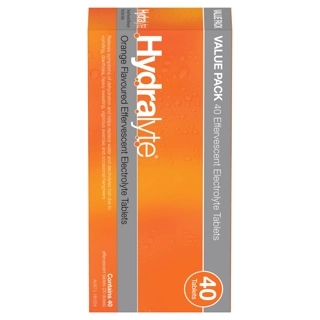 HYDRALYTE (VP) EFF TAB ORANGE 40S
