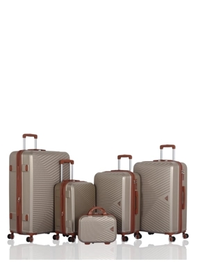 Bridal trousseau travel bag set - 5 pieces including - with silent double wheels - AVIATOR brand